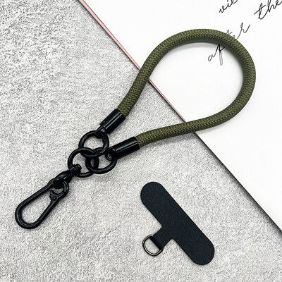 Uzica za mobilni telefon Viseći ukrasi za nošenje Uvrnuto uže Privjesak protiv gubitka, modni, grubi, jaki, kratki remeni