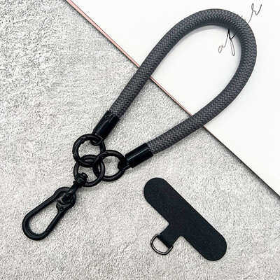 Uzica za mobilni telefon Viseći ukrasi za nošenje Uvrnuto uže Privjesak protiv gubitka, modni, grubi, jaki, kratki remeni