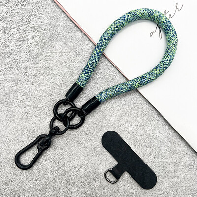 Uzica za mobilni telefon Viseći ukrasi za nošenje Uvrnuto uže Privjesak protiv gubitka, modni, grubi, jaki, kratki remeni