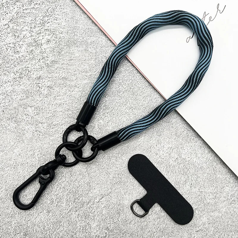 Uzica za mobilni telefon Viseći ukrasi za nošenje Uvrnuto uže Privjesak protiv gubitka, modni, grubi, jaki, kratki remeni