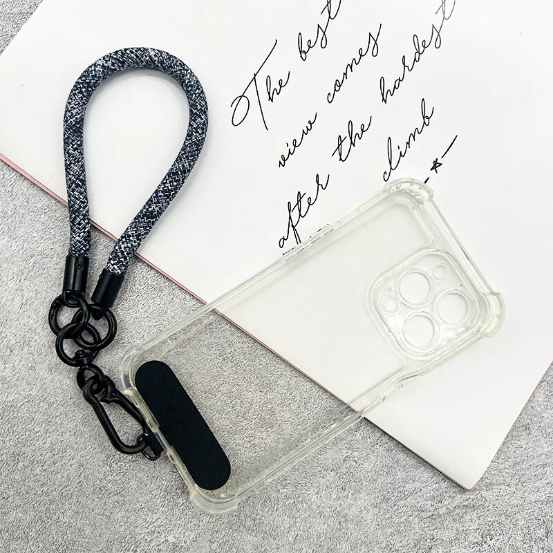 Uzica za mobilni telefon Viseći ukrasi za nošenje Uvrnuto uže Privjesak protiv gubitka, modni, grubi, jaki, kratki remeni