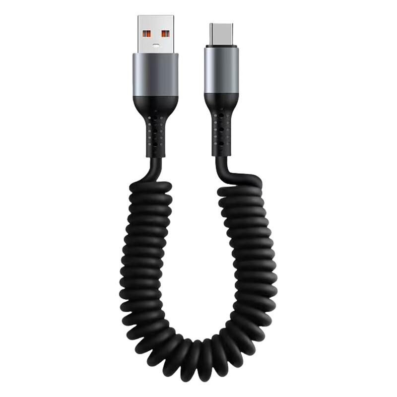 100/27/66W 6A teleskoopkiirlaadimisjuhe USB-tüüpi C kiirlaadimise andmejuhtme USB-autolaadija kaabel iPhone'i jaoks 15 14 13 12