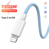 Tip C kabel PD20W podatkovni kabel za brzo punjenje za iPhone 14 13 12 11 Pro Max XS XR 6s 7 8 Plus iPad USB C na ios žica punjača