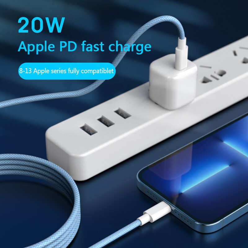 Tip C kabel PD20W podatkovni kabel za brzo punjenje za iPhone 14 13 12 11 Pro Max XS XR 6s 7 8 Plus iPad USB C na ios žica punjača