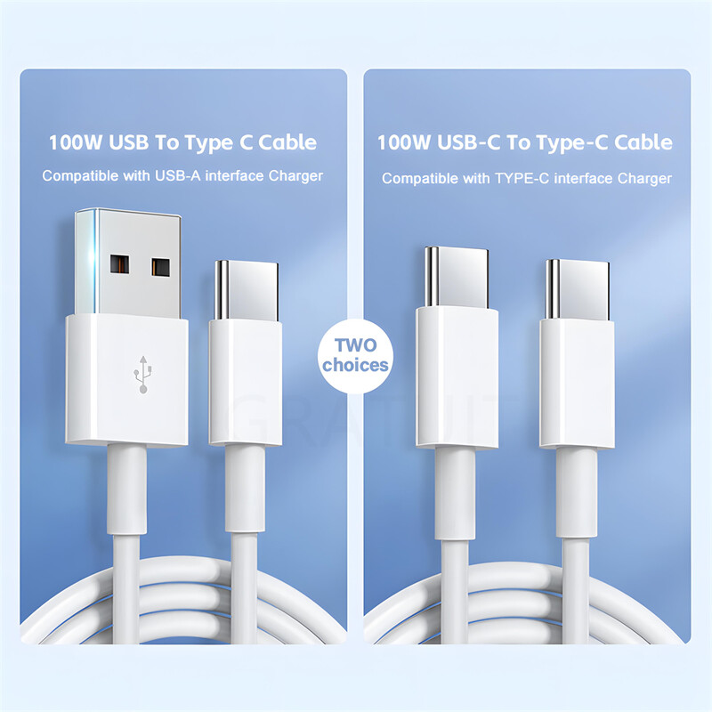 100W 7A kiirlaadimisega USB-tüüpi C-kaabel Samsung S23 S24 Ultra Xiaomi 14 Redmi Note 13 Pro POCO telefoni USB C-kaablite tarvikud