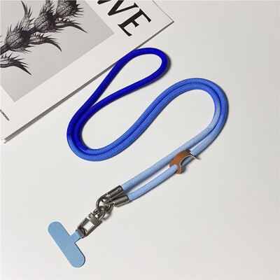 120CM modni gradijent užad za mobilni telefon Vanjski konop preko tijela koji visi oko vrata Naramenica Telefonska kopča za lanac protiv gubitka