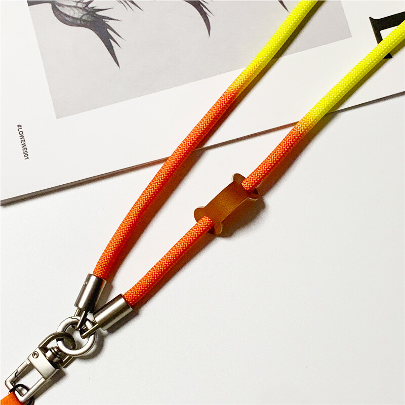 120CM modni gradijent užad za mobilni telefon Vanjski konop preko tijela koji visi oko vrata Naramenica Telefonska kopča za lanac protiv gubitka