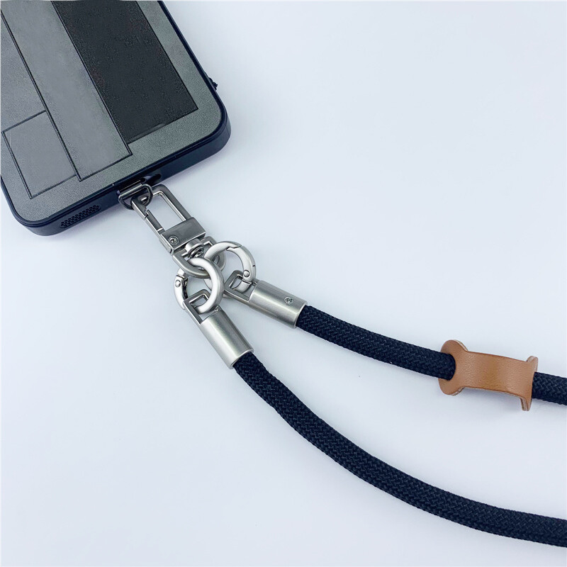 120CM visokokvalitetna metalna kopča Remen za telefonsku vrpcu Odvojivi kabel oko vrata Univerzalni remen preko tijela za uže za mobitel