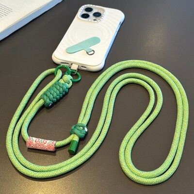 Curele pentru telefon mobil retro, snur lung reglabil, frânghie pentru gât, frânghie, snur de umăr, frânghie anti-pierdere, lanț de agățare cu două scopuri