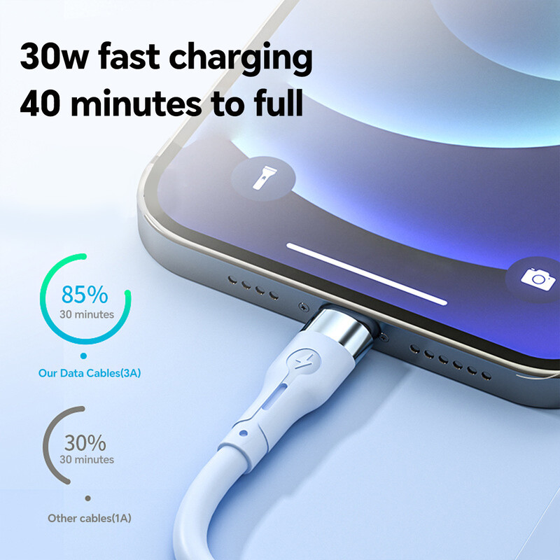 3A USB кабел за бързо зареждане за iPhone 14 11 12 13 Pro X XS Max 6 7 8 Plus SE Кабел за iPad Телефон Зарядно устройство Кабел за данни 1,5/2 м 6 фута