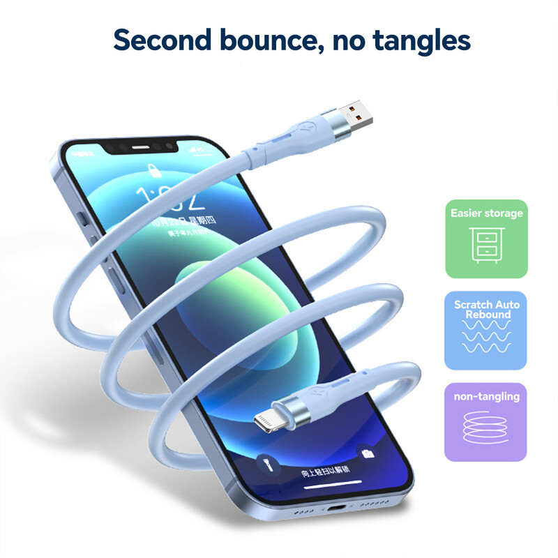 3A USB кабел за бързо зареждане за iPhone 14 11 12 13 Pro X XS Max 6 7 8 Plus SE Кабел за iPad Телефон Зарядно устройство Кабел за данни 1,5/2 м 6 фута