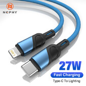 USB C kabel za iPhone 11 12 13 14 pro Max X XS XR 8 SE 27W kabel za brzo punjenje tipa C do osvjetljenja Datum žice za iPad Macbook 3m