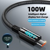 100W 6A tip C PD brzi punjač 3.0 kabel za Samsung Xiaomi Huawei USB C podatkovni kabel mobilnog telefona Brzi podatkovni kabel za punjenje