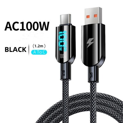 100W 6A tip C PD brzi punjač 3.0 kabel za Samsung Xiaomi Huawei USB C podatkovni kabel mobilnog telefona Brzi podatkovni kabel za punjenje