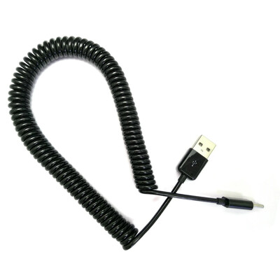 USB 2.0 na Mini USB kabel Mini USB namotana spiralna opruga Adapterski kabel za punjenje podataka 50 cm/0,5 m 200 cm/2 m