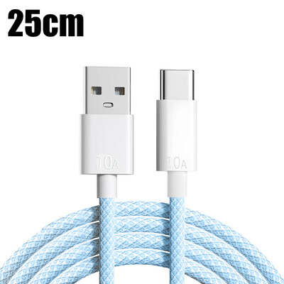 Dugi USB C kabel za mobilni telefon s brzim punjenjem USB A do tipa C najlonski pleteni kabel za Apple Carplay iPhone 16 Xiaomi Huawei prijenosno računalo
