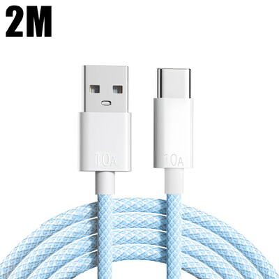 Dugi USB C kabel za mobilni telefon s brzim punjenjem USB A do tipa C najlonski pleteni kabel za Apple Carplay iPhone 16 Xiaomi Huawei prijenosno računalo