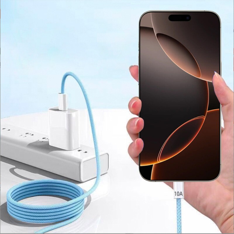 Dugi USB C kabel za mobilni telefon s brzim punjenjem USB A do tipa C najlonski pleteni kabel za Apple Carplay iPhone 16 Xiaomi Huawei prijenosno računalo