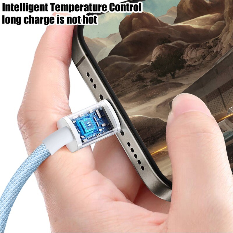 Dugi USB C kabel za mobilni telefon s brzim punjenjem USB A do tipa C najlonski pleteni kabel za Apple Carplay iPhone 16 Xiaomi Huawei prijenosno računalo