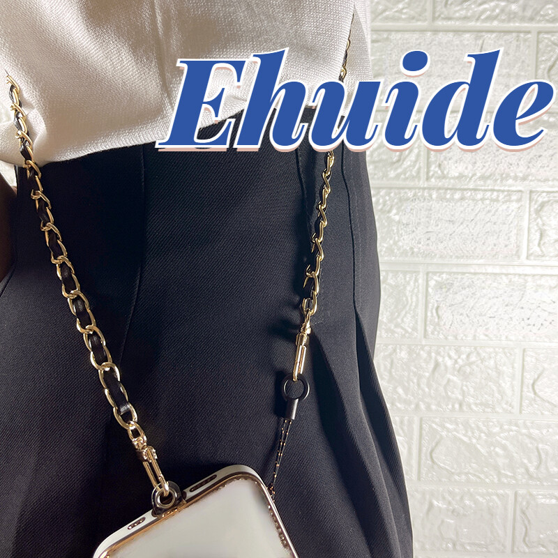 Каишка за телефон Анти-загубен ремък Камера USB държач Аксесоари за мобилни устройства Колие с кабел Верига Черен цвят за всички калъфи за телефон