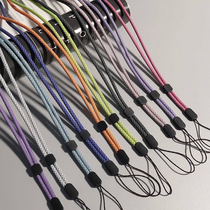 Podesivi dugi, jednobojni šarm, remen za telefon, uzica, remen, privjesak, traka za vrat, uže za rame, uže protiv gubitka, fluorescentno