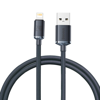 Cablu USB Baseus pentru iPhone 14 13 12 Pro Max X XR XS 8 7 6s 6 iPad Încărcător de încărcare rapidă a datelor Cablu USB Cabluri pentru telefon mobil