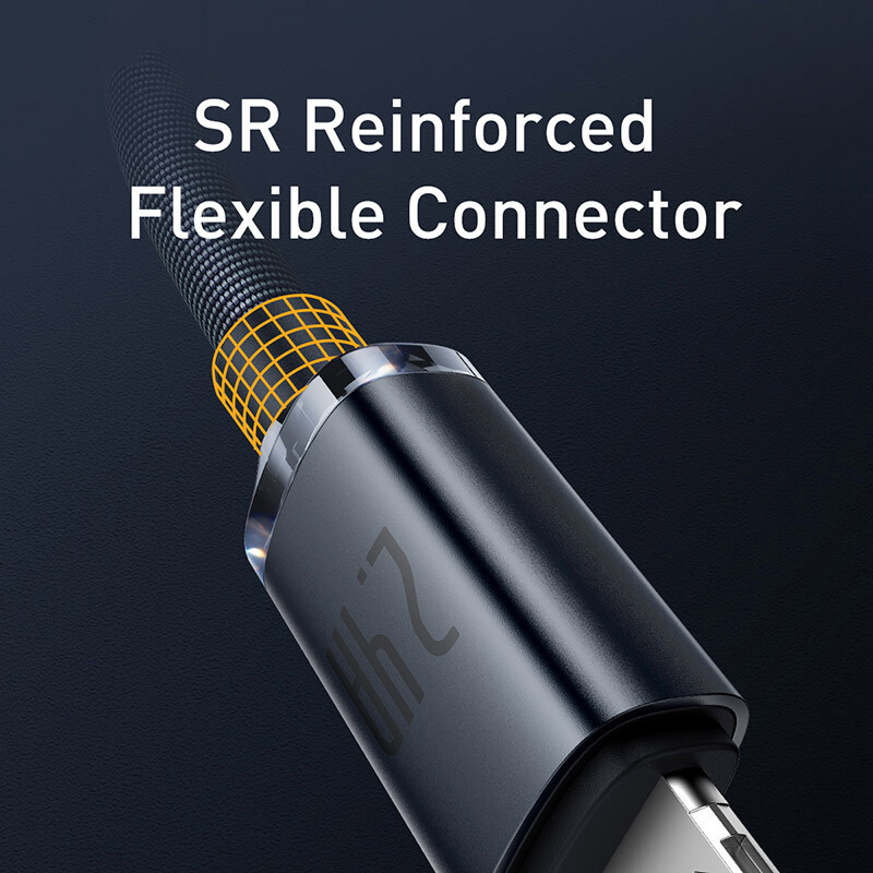 Cablu USB Baseus pentru iPhone 14 13 12 Pro Max X XR XS 8 7 6s 6 iPad Încărcător de încărcare rapidă a datelor Cablu USB Cabluri pentru telefon mobil