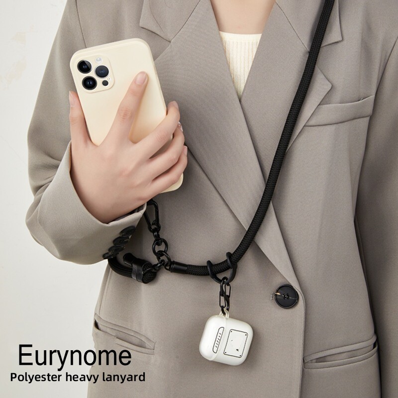 Връзка за телефон Регулируем 1 см диаметър Външен универсален калъф Crossbody Карта за рамо Закопчалка за кабел за врата Закачане против изгубване Каишка за китка