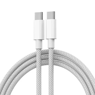 USB-C na tip C kabel u boji za Apple iPhone 15 PD 60W brzo punjenje za Huawei Xiaomi Samsung tip C Weaving Cable Cable Dodaci