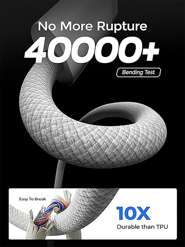 USB-C na tip C kabel u boji za Apple iPhone 15 PD 60W brzo punjenje za Huawei Xiaomi Samsung tip C Weaving Cable Cable Dodaci