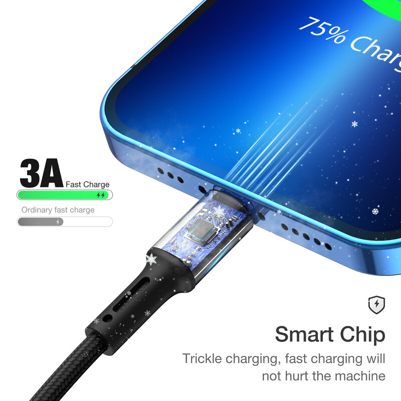 USB kabel za brzo punjenje za iPhone 14 13 12 11 Pro Max XS 10 6 6s 7 8 Plus SE 2m 3m žica Apple i Phone Data Charger kabel 2 3 metra