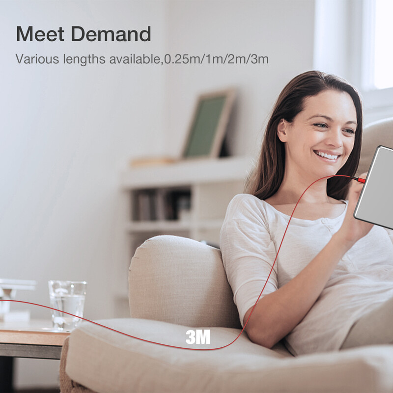 USB kabel za brzo punjenje za iPhone 14 13 12 11 Pro Max XS 10 6 6s 7 8 Plus SE 2m 3m žica Apple i Phone Data Charger kabel 2 3 metra