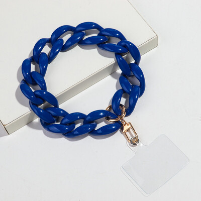 Trend akrilni šareni zdepasti lanac Telefonska traka Lanac za mobilni telefon Prijenosni dodaci za mobitele