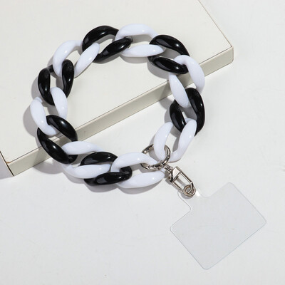 Trend akrilni šareni zdepasti lanac Telefonska traka Lanac za mobilni telefon Prijenosni dodaci za mobitele