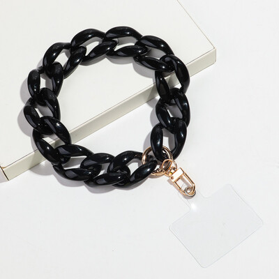 Trend akrilni šareni zdepasti lanac Telefonska traka Lanac za mobilni telefon Prijenosni dodaci za mobitele