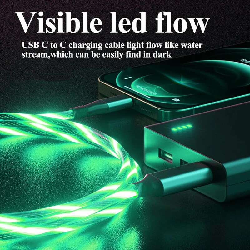LED PD 60W USB tip C na USB C kabel za iPhone 15 Pro Max Xiaomi Huawei punjač za brzo punjenje Podatkovni kabel USB-C kabel 1m 2m