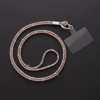 Τηλέφωνο Crystal Rhinestone Lanyard Luxury Bling Bling Bright Diamond Phone Anti-lost Rope Hanging Cord Phone