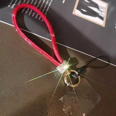 Za mobitel Uzica za privjesak Remen za telefon Privjesak za telefon Lanac za zapešće Luksuzni lanac s privjeskom od kamenčića dijamantna narukvica