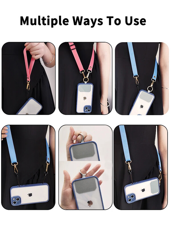 Podesivi remen za mobilni telefon protiv gubljenja uzicu za ogrlicu s univerzalnom brtvom za sve privjeske za torbice za mobilne telefone