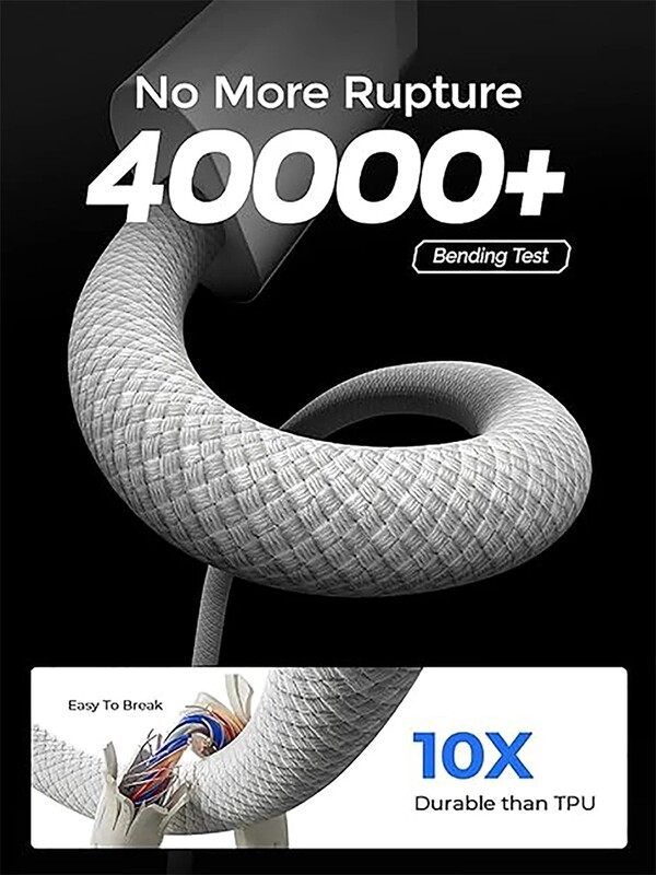 Cablu de încărcare rapidă PD USB C 60W pentru iPhone 15 16 Pro Max 15 16 Plus Samsung Moto OPPO Xiaomi Redmi Cablu împletit tip C dublu 2m