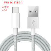 USB C kabel za brzo punjenje USB A do tipa C najlonski pleteni kabel za iPhone 15 Huawei Xiaomi 13 Redmi 12 Samsung mobilni telefon