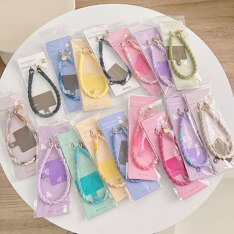 Slatki svjetleći medvjed naramenice za telefon Slatke sportske naramenice Modni dugi privjesak za uže za mobitel za telefon Silikonski remen