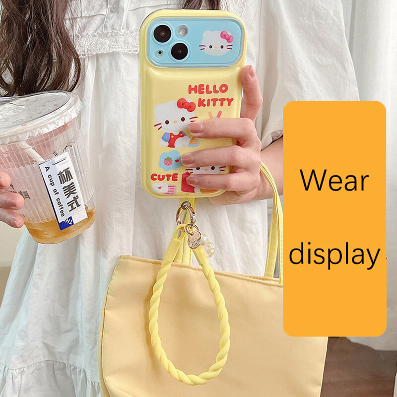 Slatki svjetleći medvjed naramenice za telefon Slatke sportske naramenice Modni dugi privjesak za uže za mobitel za telefon Silikonski remen