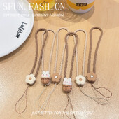 Slatka košara Temperament zeca Cvijet Silikonska vrpca za mobilni telefon Remen za zapešće Slušalica Torbica Uže Privjesak za ključeve Djevojke Studentice