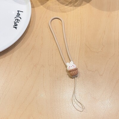 Slatka košara Temperament zeca Cvijet Silikonska vrpca za mobilni telefon Remen za zapešće Slušalica Torbica Uže Privjesak za ključeve Djevojke Studentice