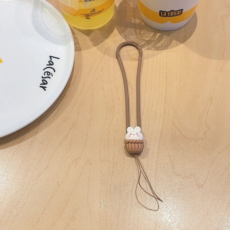 Slatka košara Temperament zeca Cvijet Silikonska vrpca za mobilni telefon Remen za zapešće Slušalica Torbica Uže Privjesak za ključeve Djevojke Studentice