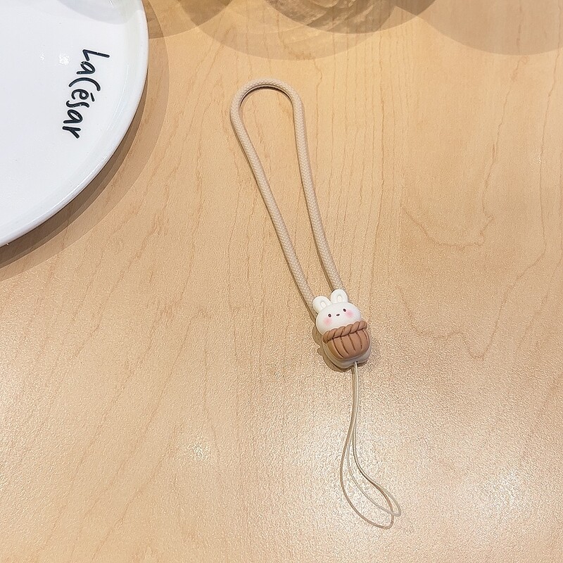 Slatka košara Temperament zeca Cvijet Silikonska vrpca za mobilni telefon Remen za zapešće Slušalica Torbica Uže Privjesak za ključeve Djevojke Studentice