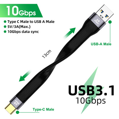 USB 4.0 Gen3 andmekaabel PD 100W 5A kiirlaadimine USB C-tüüpi C kaabel Thunderbolt 3 4K@60Hz kaabel USB Tipo C 40Gbps andmekaabel