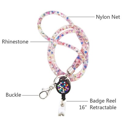 Ženska višebojna osobna iskaznica za ključeve Id Holde Uzica za ključeve Remen za telefon na uvlačenje uzice