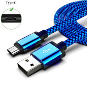 Originalni USB kabel za brzo punjenje za Samsung Galaxy S20 S9 S8 Note 9 8 A40 A50 A70 M30s 3M tip C kabel za Xiaomi redmi note 9 9s